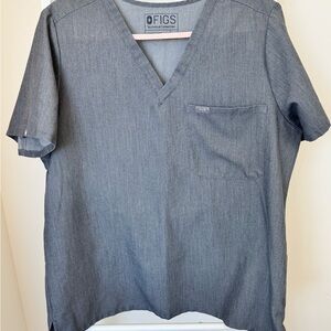 FIGS XL graphite, Caterina scrub top